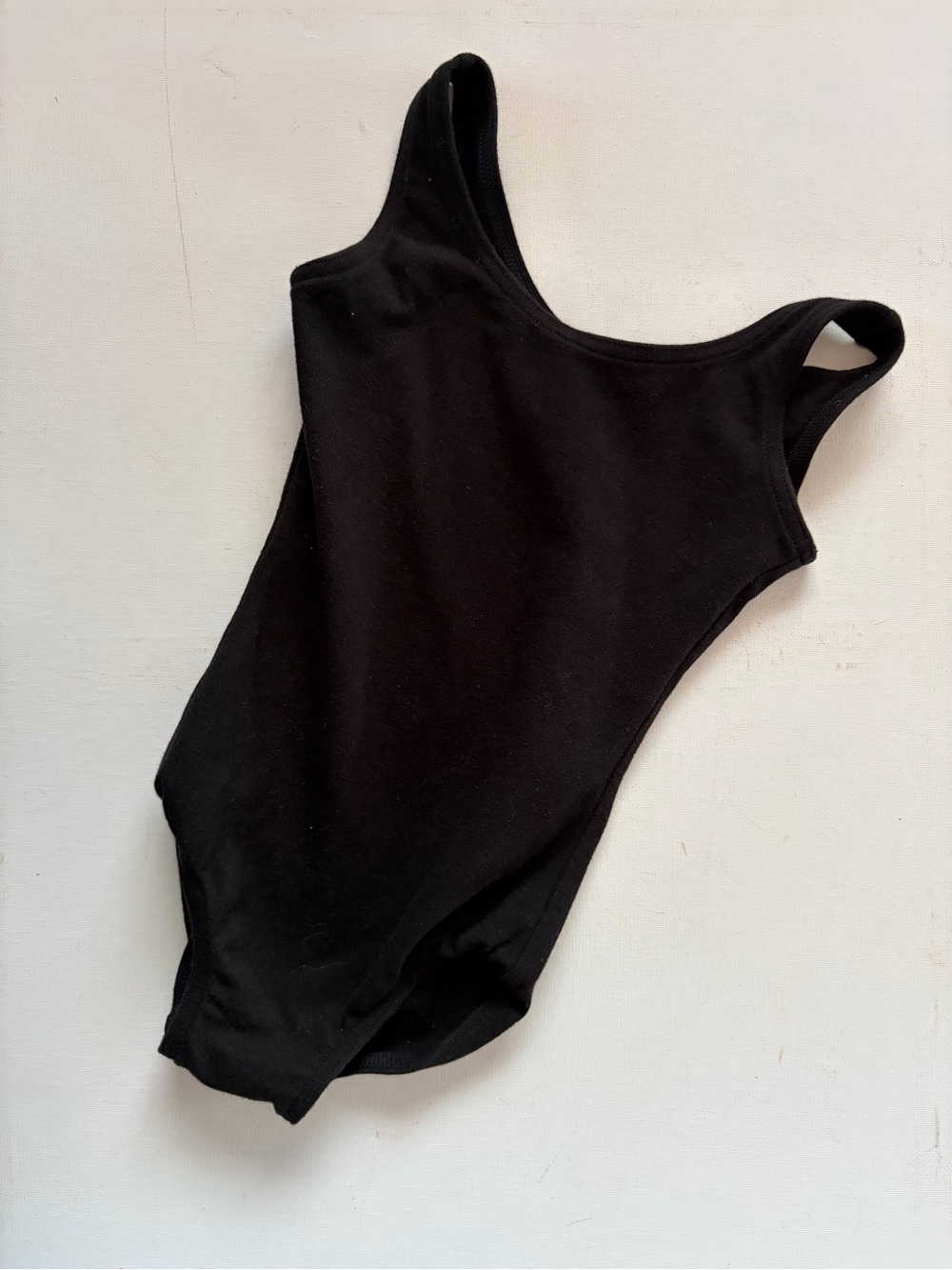 Capezio Classic Black One-Piece Tank Bodysuit